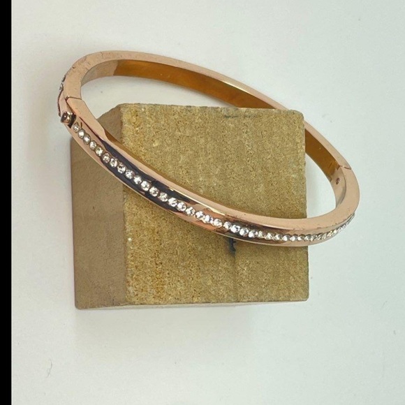 Kate Spade Rose Gold Crystal Hinged Bracelet
2051 - Picture 2 of 4